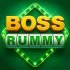 Boss Rummy online game interface showing bonus 100 and sign up 245 information